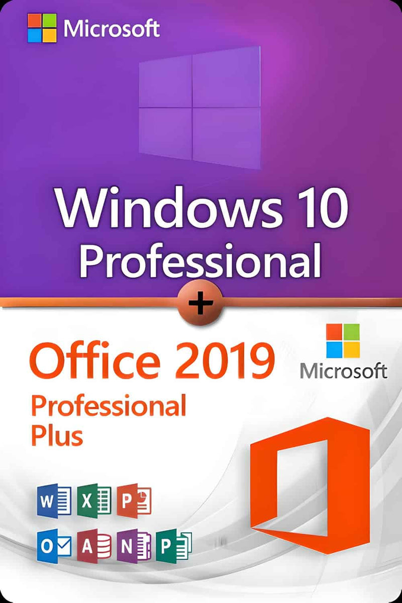 Windows 10 Pro + Office 2019 Pro Plus | Licença Digital ESD