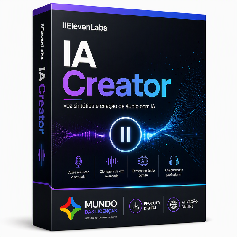 ElevenLabs AI Creator | Licença Digital ESD