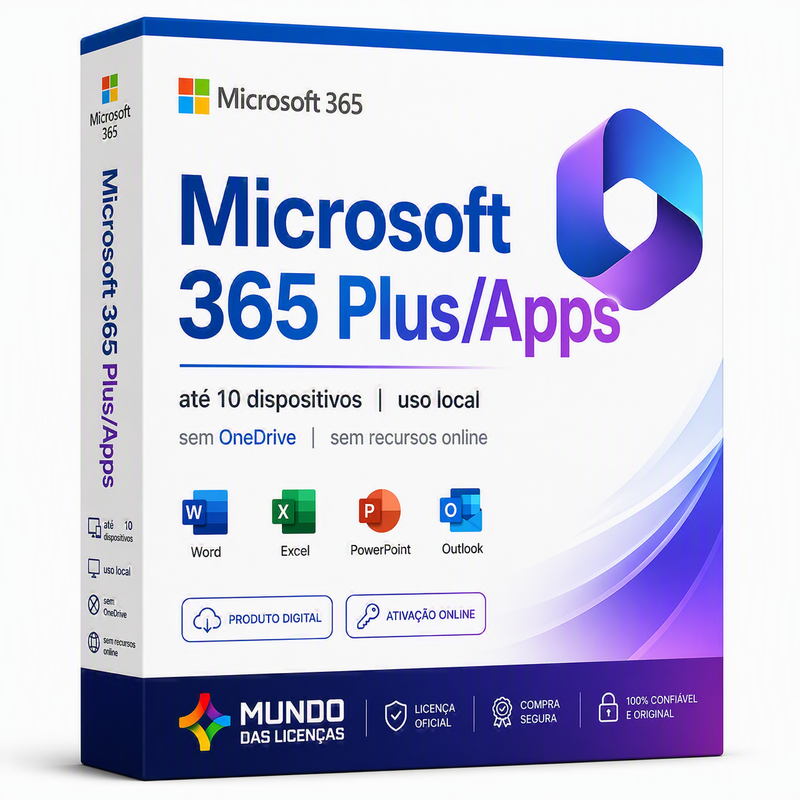 Office 365 Apps | Até 10 Dispositivos (Pc/Mac)