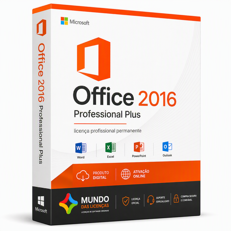 Office 2016 Pro Plus | Licença Digital ESD