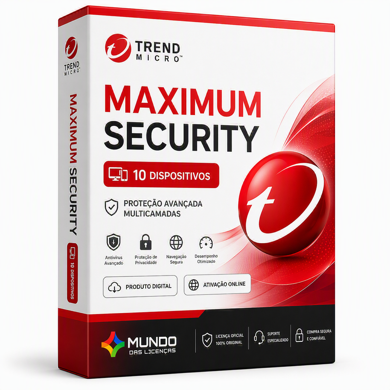 Trend Micro Maximum Security | 10 Dispositivos