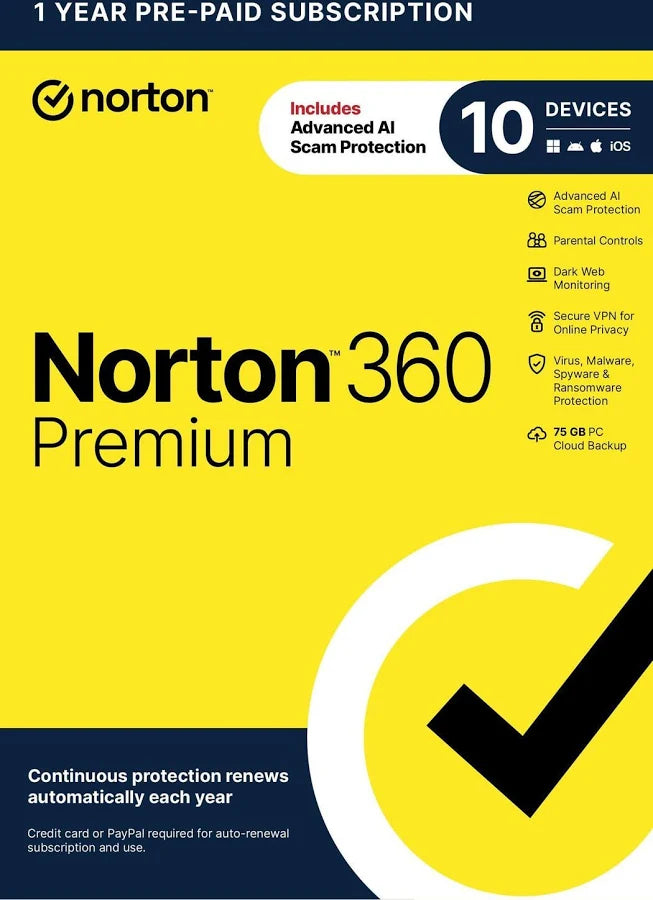 Norton 360 Premium | Licença Digital ESD